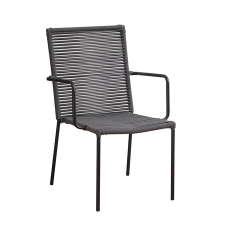 Garden chair Dongen FavoFurn Anthracite LxBxH 93x69x60 Rope Nnb