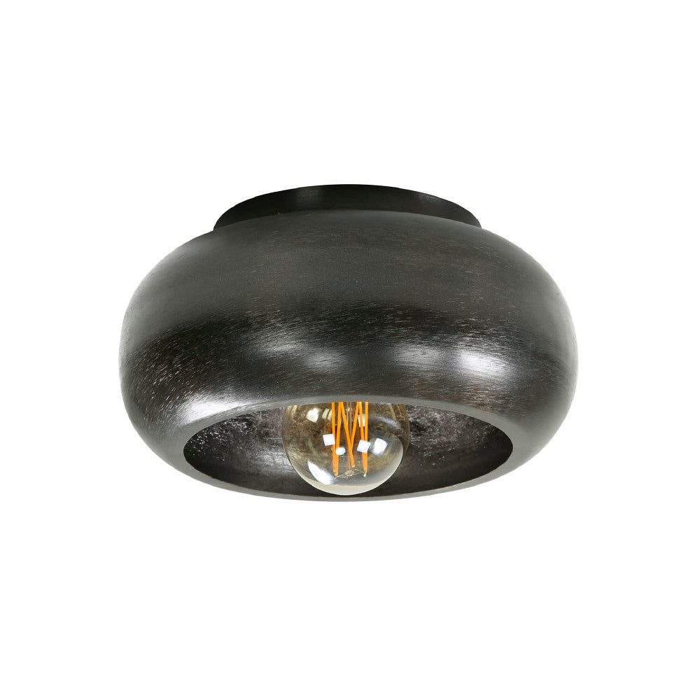 Ceiling Light Sherman HomeHaven Black LxBxH 34x34x18 Metal Nnb