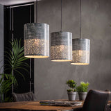 Pendant Light Lachlan HomeHaven Grey LxBxH 98x32x24 Metal Nnb