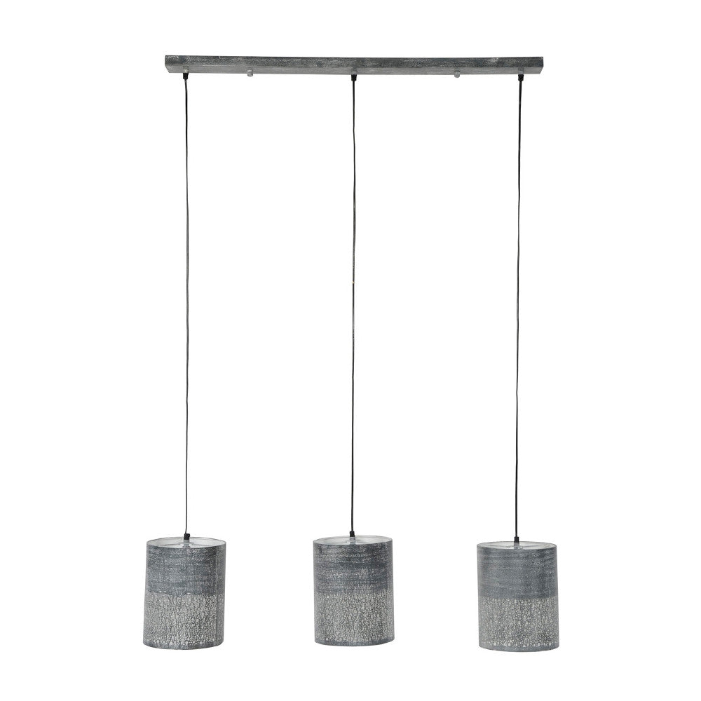 Pendant Light Lachlan HomeHaven Grey LxBxH 98x32x24 Metal Nnb