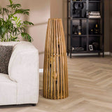 Floor lamp Houston HomeHaven Brown LxBxH 128x45x45 Mango wood Nnb