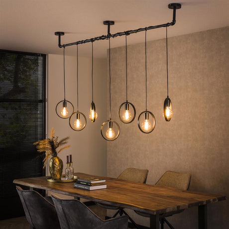 Pendant Light Lyric HomeHaven Grey, Black Metal Nnb