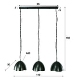 Pendant Light Idaho HomeHaven Anthracite Metal Nnb