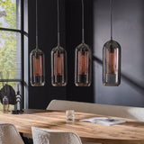 Pendant Light Murphy HomeHaven Anthracite LxBxH 107x69x23 Glass Nnb