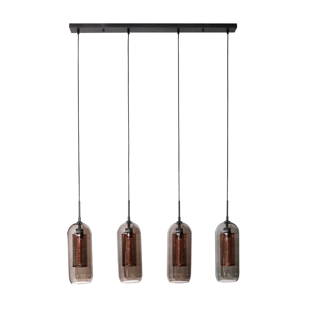 Pendant Light Murphy HomeHaven Anthracite LxBxH 107x69x23 Glass Nnb