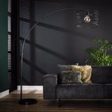 Arc lamp Otis HomeHaven Black LxBxH 44x44x11 Metal Nnb