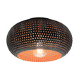 Ceiling Light Kenyon HomeHaven Black LxBxH 37x37x22 Metal Nnb